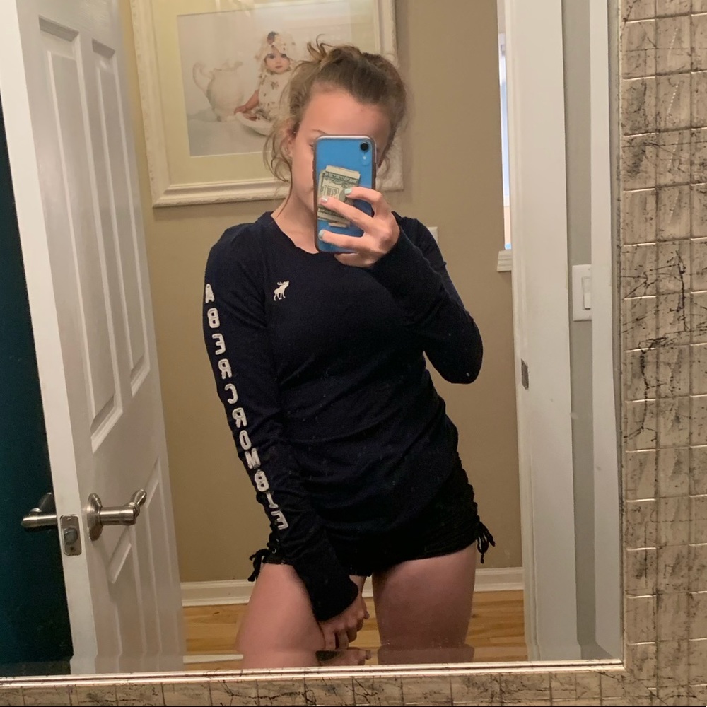 Abercrombie blue long sleeve